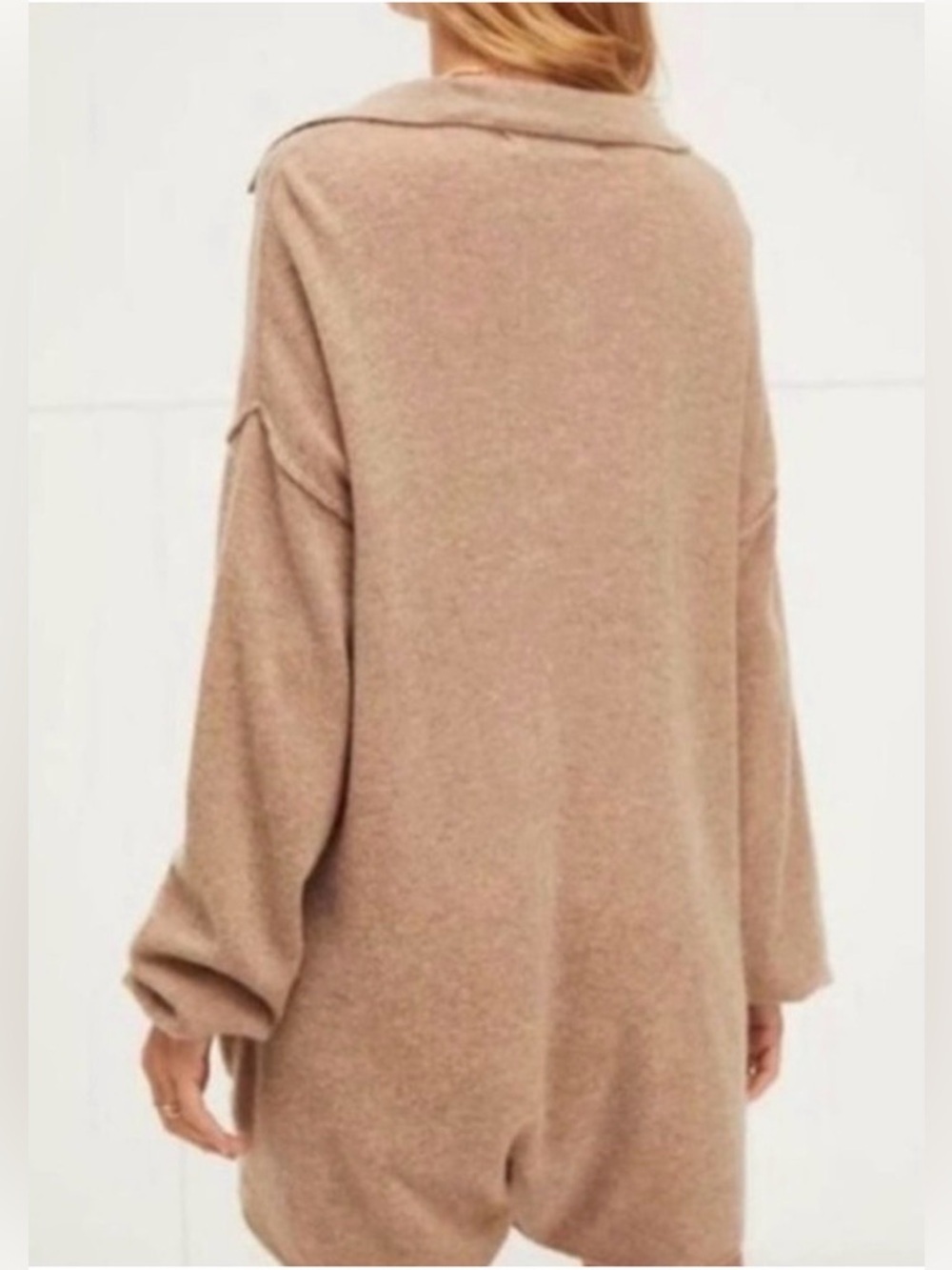 NWOT FP Beach Wool Blend The Luxe Picnic Sweater Romper - Picture 2 of 7